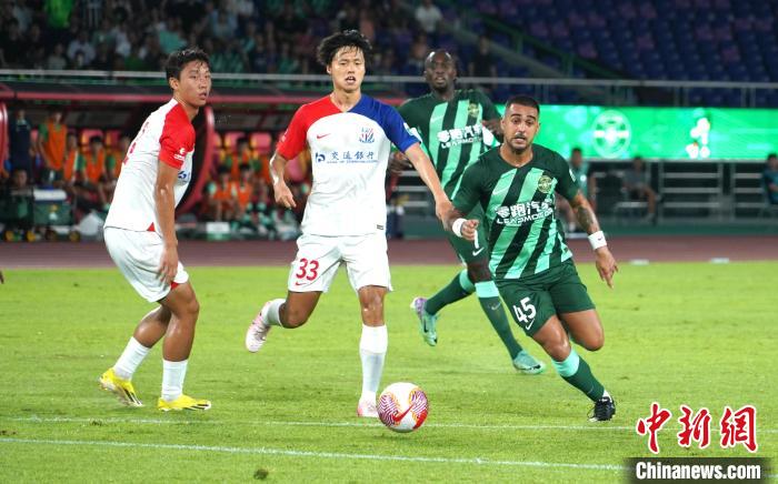 杭州焦点战：浙江3-4憾负申花，费南多打入申花