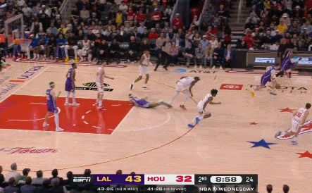 湖人客场掀翻火箭豪取七连胜 詹姆斯东契奇联手