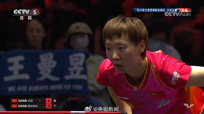 王曼昱力克王艺迪问鼎WTT新加坡大满贯女单冠军