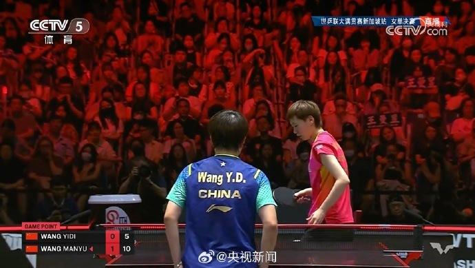 王曼昱力克王艺迪问鼎WTT新加坡大满贯女单冠军